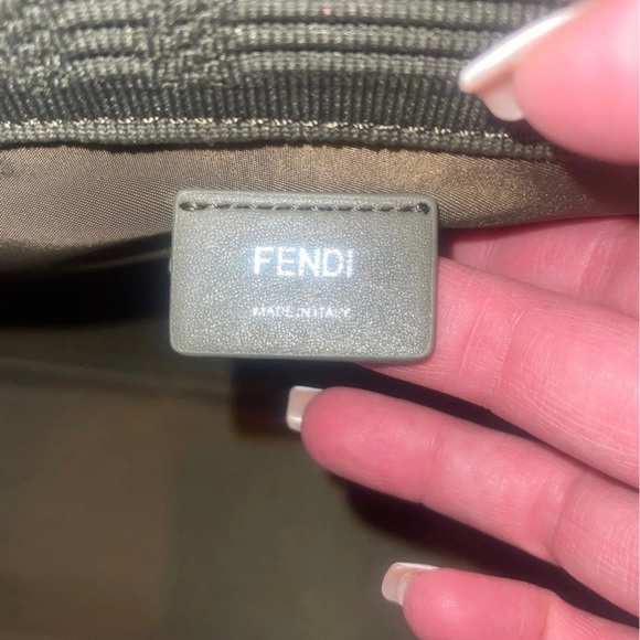 Fendi sunshine green fabric FF med shopper!! Sold out ! - Picture 6 of 12